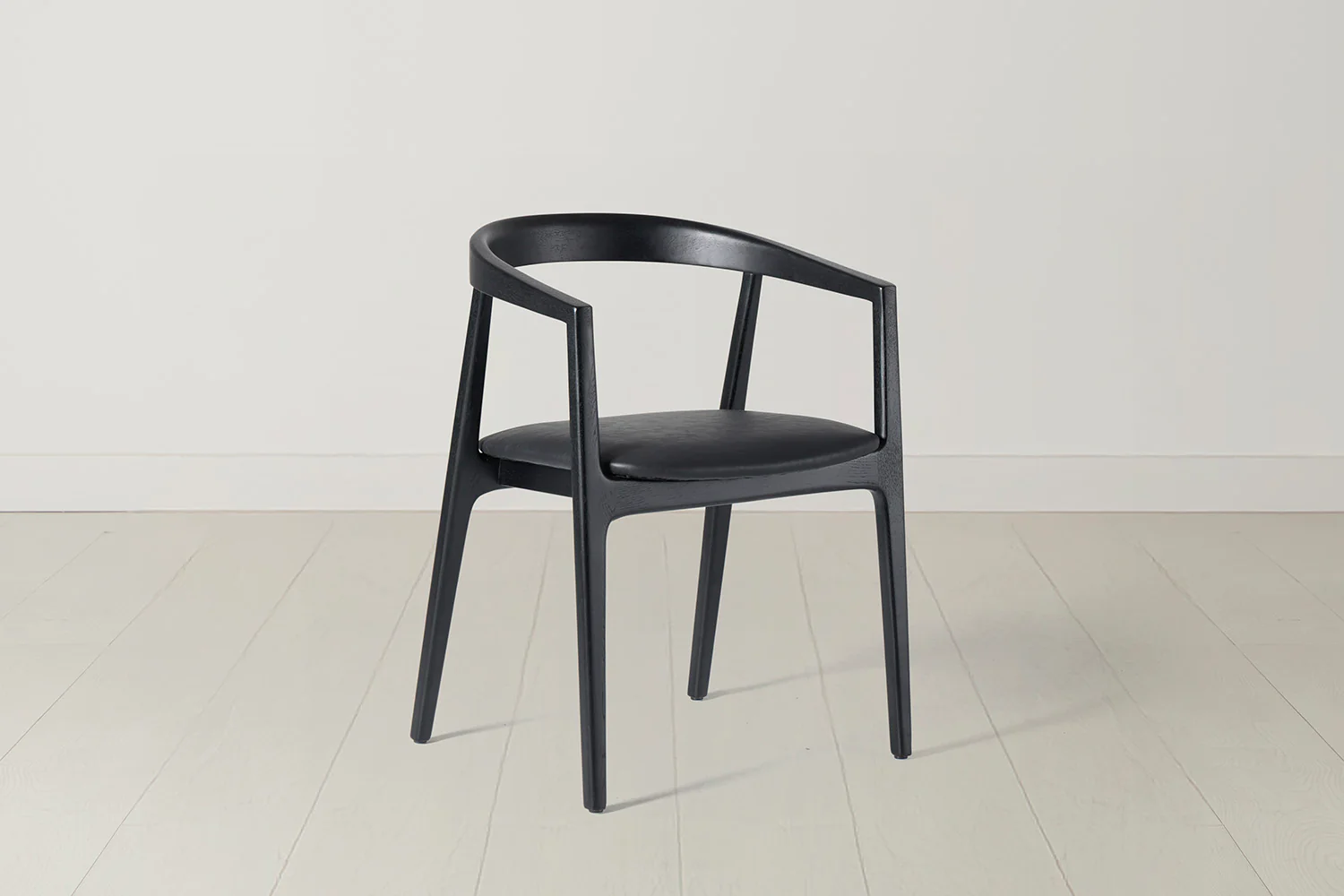 Dining Chair 01 (set of 2), Black / Black - Image 5