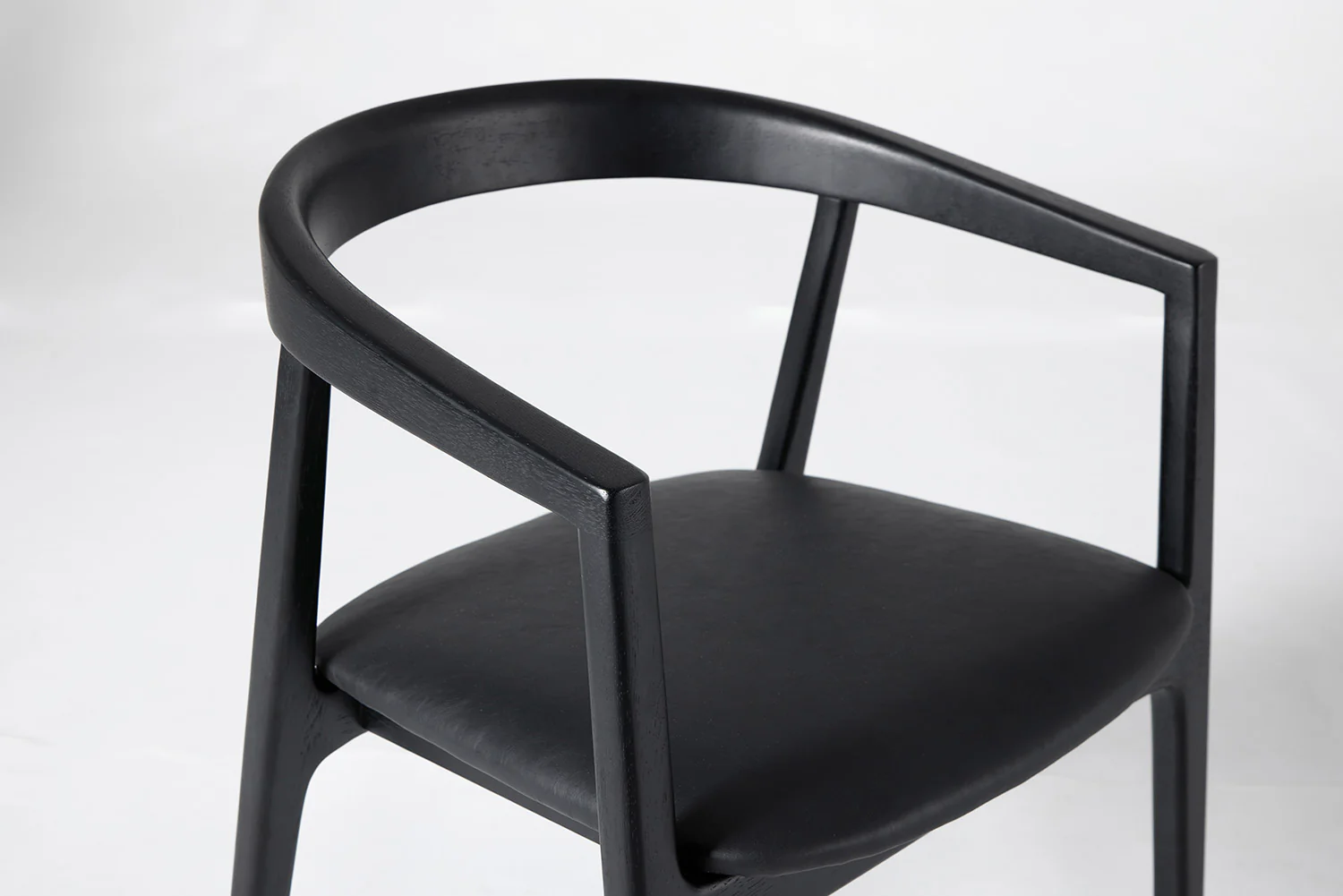 Dining Chair 01 (set of 2), Black / Black - Image 8