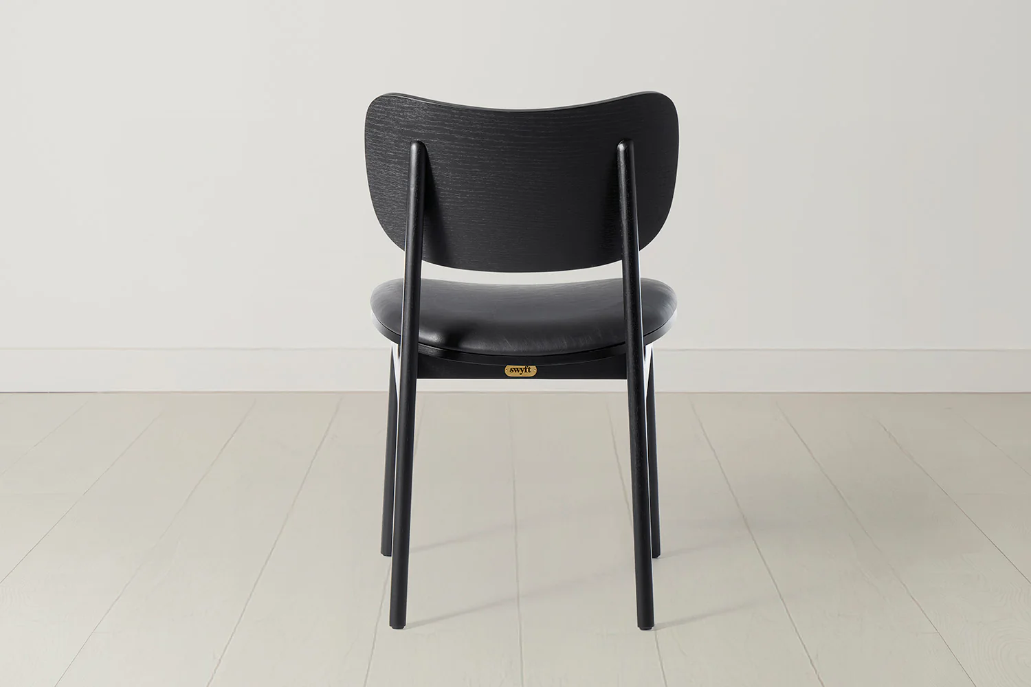 Dining Chair 02 (set of 2), Black / Black - Image 6
