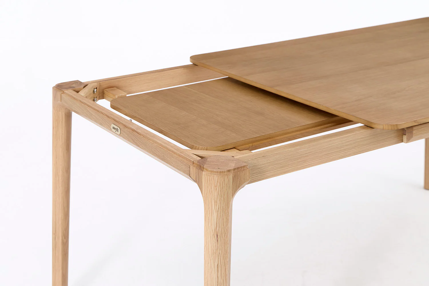 Dining Table 01 Extending Dining Table, Oak / 4-6 seater - Image 11