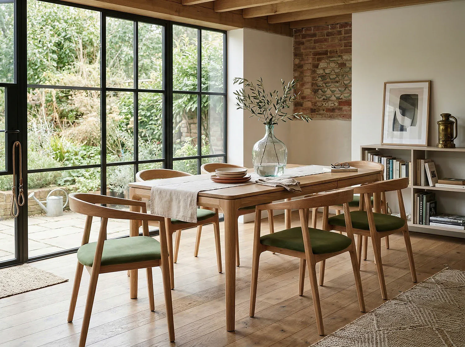 Dining Table 01 Extending Dining Table, Oak / 4-6 seater - Image 3