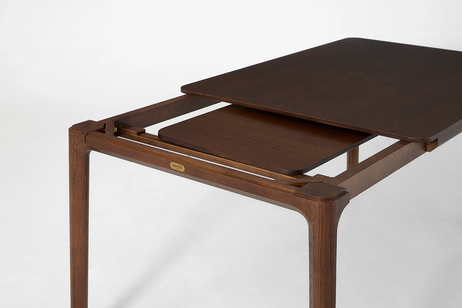 Dining Table 01 Extending Dining Table, Walnut / 4-6 seater - Image 8