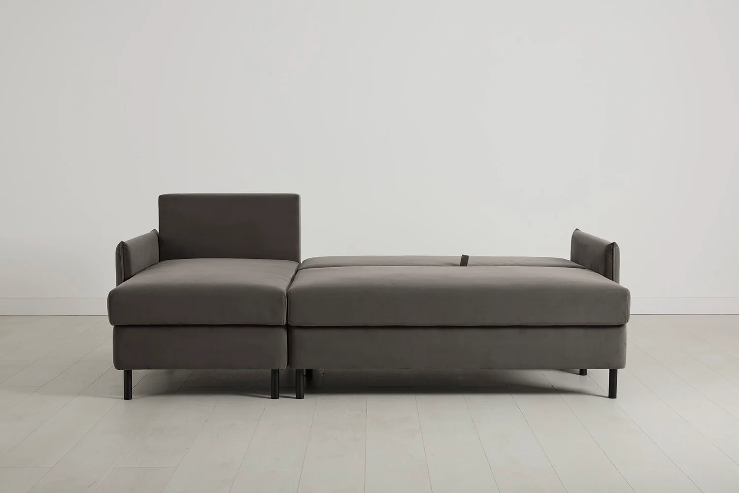 Model 12 Sofa Bed with Storage 3 Seater Left Chaise, Elephant - Image 5