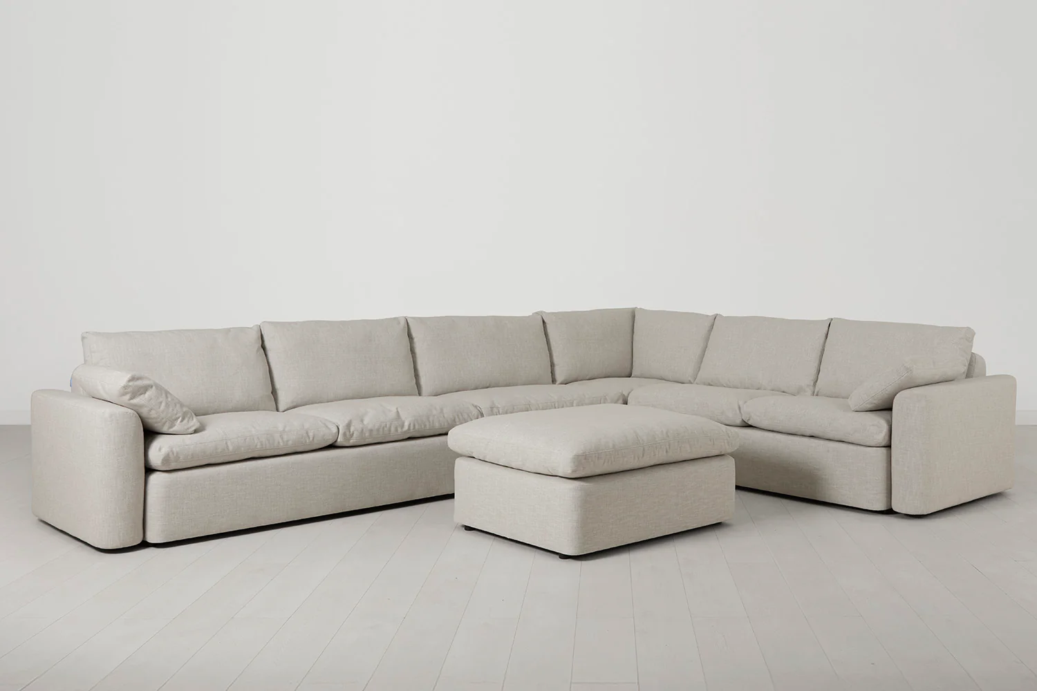 Model 13 Large Corner Sofa with Ottoman - Image 7