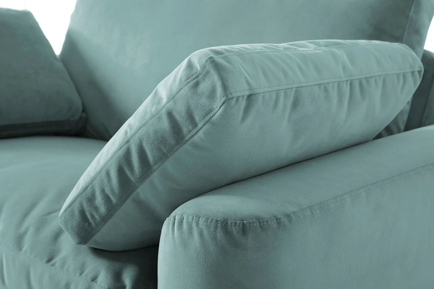 Model 13 3-Seater Left Chaise Sofa, Airforce - Image 5